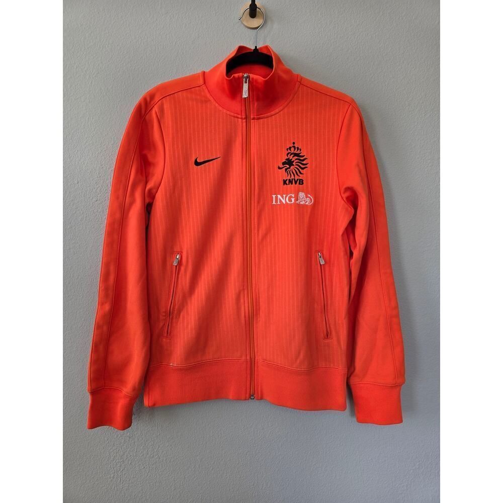 Nike Netherlands KNVB Anthem Jacket Season 2014/15 Small Oranje Soccer Track Top